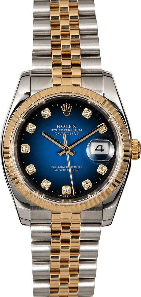 pre owned rolex diamond dot dial|bob's rolex 116233.